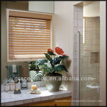 Inside window wood blinds mount decorative ladder string cord tilt left lift cords right Ready made timber venetian blinds